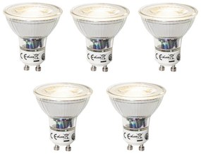 Conjunto de 5 lâmpadas LED GU10 reguláveis em 3 níveis 7W 600 lm 4000K