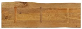 Tampo de mesa c/ borda viva 110x40x2,5 cm mangueira maciça