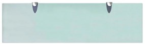 Prateleira flutuante vidro 70x20 cm 8 mm