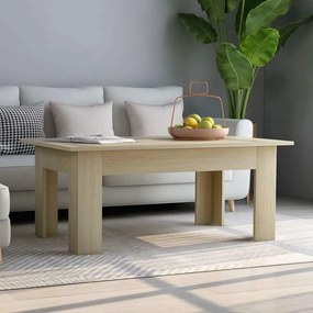 Mesa de centro 100x60x42cm derivados de madeira carvalho sonoma