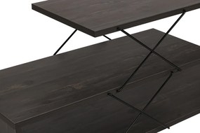 Móvel TV Zigzag – Castanho Escuro – 120 cm x 40 cm x 30 cm