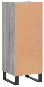 Aparador 34,5x34x90 cm derivados de madeira sonoma cinzento