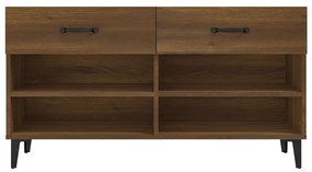 Sapateira 102x35x55 cm derivados de madeira carvalho castanho