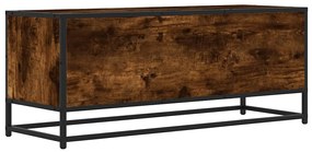 Móvel p/ TV 100x34,5x40 cm deriv. madeira/metal carvalho fumado