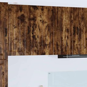 vidaXL Armário de Cozinha Carvalho Defumado 50 x 31 x 80 cm