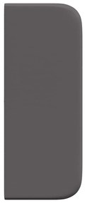 Orelhas da Cabeceira 2 pcs Cinzeto 40 x 16 x 5 cm
