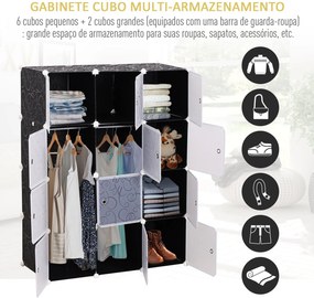 Móvel Modular de 12 Cubos