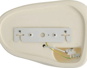 Candeeiro de Parede Japandi Creme 30cm - Pietra