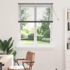 vidaXL Persiana de Janela Cinzento-escuro 100 x 130 cm Alumínio