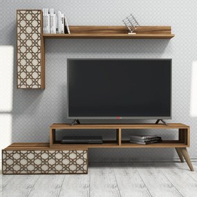Unidade TV Planet – Nogueira e Creme – 150 cm x 37,8 cm x 37,2 cm