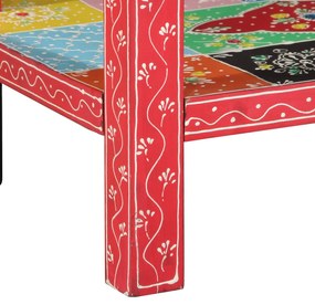Mesa de Consola vidaXL com Gavetas Multicolorida em Madeira Engenharia
