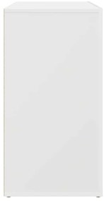 Aparador Branco Branco Madeira 120 x 36 x 69 cm Armazenamento