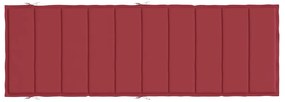 Almofadão p/ espreguiçadeira tecido oxford vermelho tinto