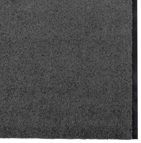 Capacho lavável vidaXL antracite 120x350 cm