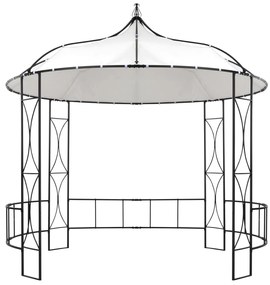 Gazebo redondo 300x290 cm branco