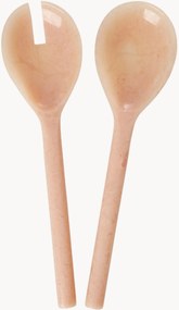 Talheres de salada Soft Pink, conjunto de 2