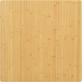 vidaXL Tampo de mesa 70x70x4 cm bambu