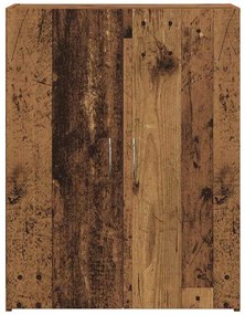 Armário de Escritório de Madeira Velha 60 x 32 x 77,5 cm - Madeira de