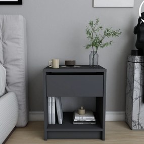Mesa de Cabeceira Sheridan - Antracite - 44,6x35,9x52,8 cm