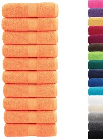 Toalhas de bidé premium SOLUND 10 pcs 30x50 cm 600 gsm laranja