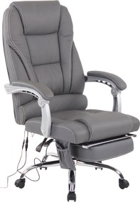 Cadeira de escritório Pacific com massagem Cinza