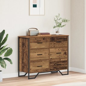 Cômoda Madeira Velha 91x35.5x74.5 cm Madeira de Engenharia