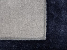 Tapete azul escuro 140 x 200 cm EVREN Beliani