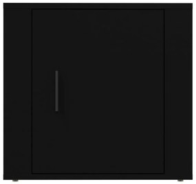 Mesa de cabeceira 50x39x47 cm preto
