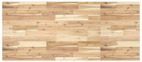 vidaXL Tampo p/ móvel casa de banho 120x60x2 acácia maciça não tratada