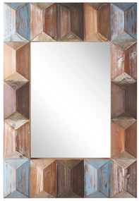 Espelho de parede com moldura multicolor 63 x 90 cm HIZOTE Beliani
