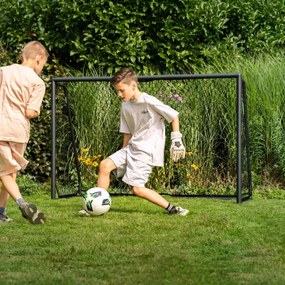 Baliza de futebol em alumínio Scala 180 x 120 cm - preta