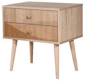 Mesa de Cabeceira City Two – Multicolor – 60 cm x 61 cm x 40 cm