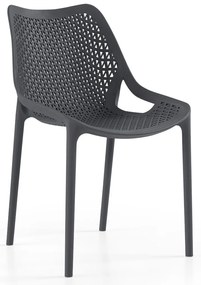 Oxy Pack com 4 cadeiras, s/braços - Antracite MR