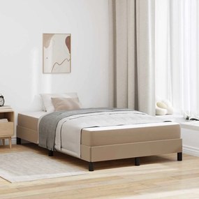vidaXL Cama Outros Cappuccino 120 x 200 cm Couro sintético