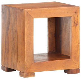 vidaXL Mesa de apoio 37x29x40 cm madeira maciça