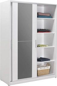 Roupeiro "Lúmina" – Branco – 120 x 182 x 52 cm – Design Moderno