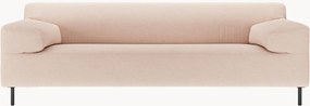 Sofá freistil180 (3 lugares), rosa branco-pérola/preto, L 222 cm
