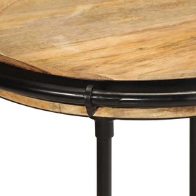 Mesa de apoio Ø55x60 cm madeira de mangueira maciça