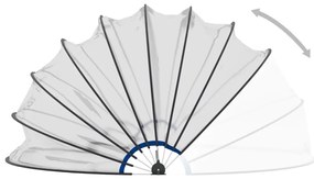 Cúpula de piscina 559x275 cm