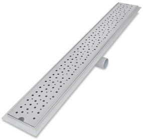 Dreno de chuveiro linear 2 pcs bolhas 930x140 mm aço inoxidável