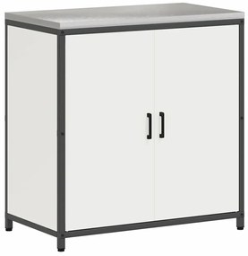 Conjunto de Armazenamento de Cozinha 3 pcs Branco