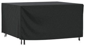 vidaXL Capa p/ mobiliário jardim 180x140x90 cm impermeável 420D preto