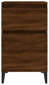 Mesas de cabeceira 2 pcs 40x35x70 cm cor carvalho castanho