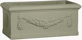 Vaso para exterior Rettangolo Festonato, Alt 30 cm