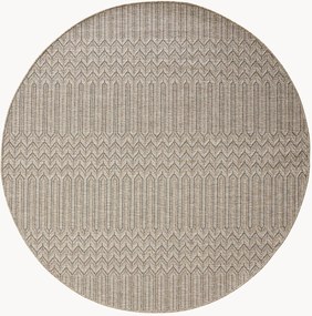 Tapete redondo para interior e exterior Naoto