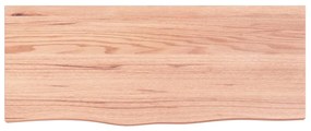 Prateleira de parede 100x40x(2-6) cm carvalho tratado castanho