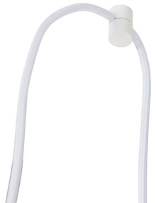 Sistema trilho monofásico com 3 focos e luminárias suspensas branco - Cavalux Jeana Moderno
