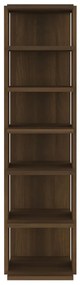 Sapateiras 2pcs 27,5x27x102 cm derivados madeira castanho