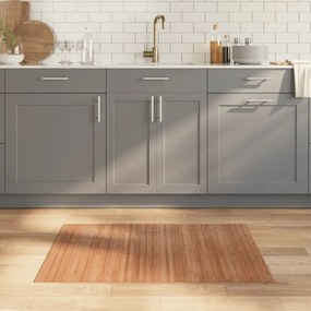 vidaXL Tapete retangular 70x200 cm bambu cor natural