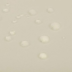 Toalhas de mesa 5 pcs 170x130 cm creme